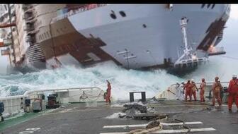 鏟車助推8200噸散貨船&ldquo;遠景發展&rdquo;氣囊上排下水吉水接水順利#氣囊下水#船舶下水#船用氣囊#散貨船下水#遠景發展