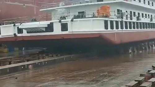 國產船舶順利下水，氣囊技術彰顯科技突破